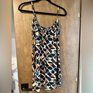 RVCA Geometric Tie-Back Mini Dress NWOT